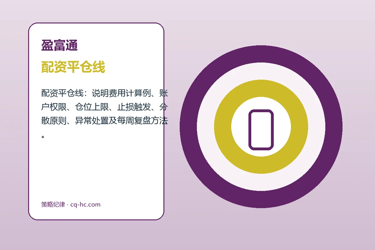 盈富通费用、账户与退出规则图解